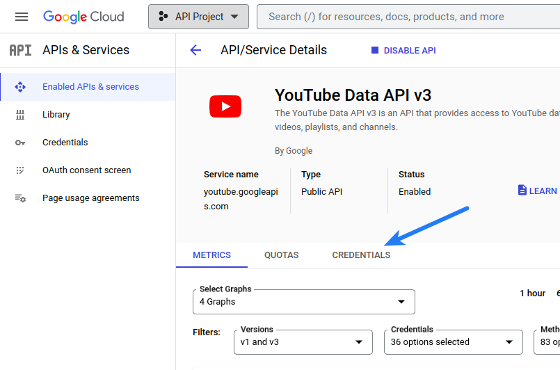 Youtube Login - Youtube Data API V3 Credentials