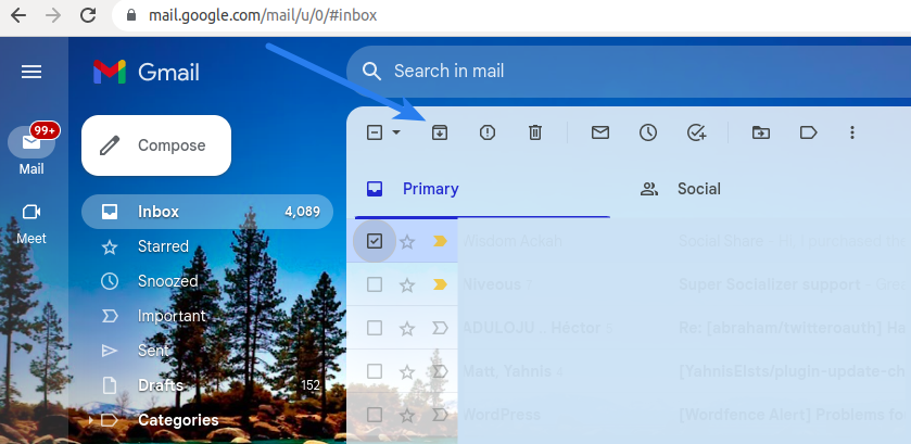 View Archived Emails in Gmail