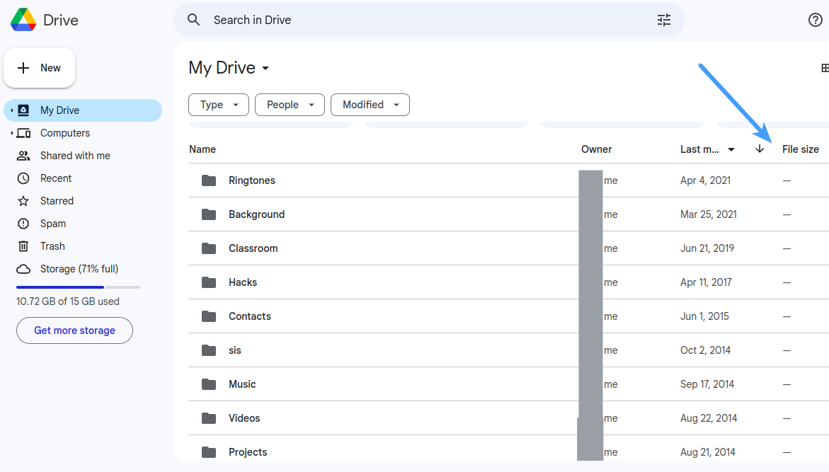 Gmail Storage Full - Google Drive