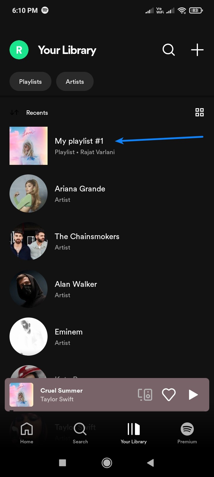 How to Download Songs on Spotify - Playlist